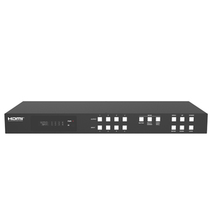 4K60 4x4シームレスHDMIマトリックスビデオウォールおよびマルチビューア機能オーディオ埋め込み - Product Image 2