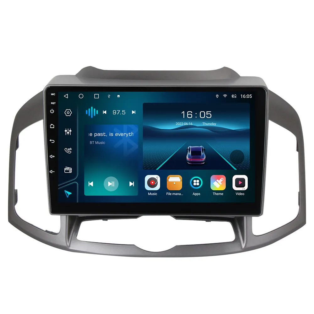 Krando Android 12.0 lecteur vidéo multimédia de voiture pour Chevrolet Captiva 2011- 2016 Radio GPS sans fil CarPaly WIFI 4G