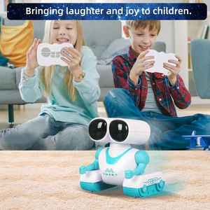Multifunzione telecomando programmazione Robot intelligenza con luce e musica Robot elettrici Robot per bambini