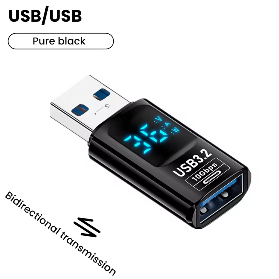 USB macho a USB negro
