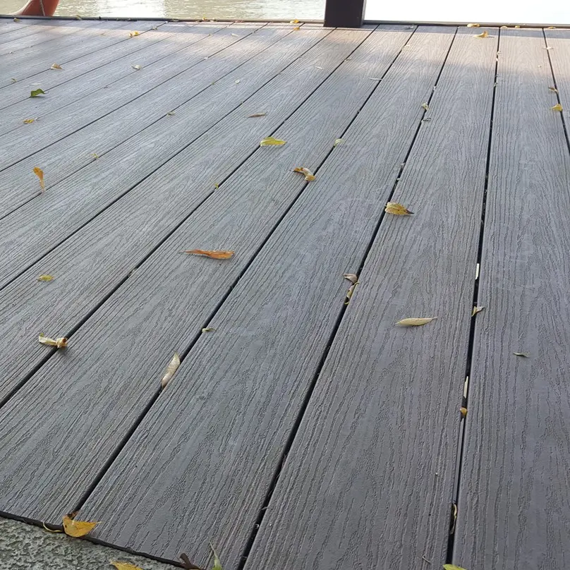 Suelo compuesto de plástico y madera para terraza y balcón, a buen precio, wpc