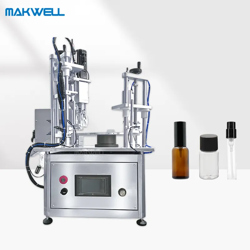 MAKWELL – pompe magnétique automatique, Machine de remplissage et de capsulage de petites bouteilles de liquide de parfum de bureau