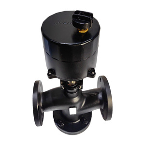 2 'válvula de controle de fluxo funcional hidráulica proporcional hidráulica do ponto de flutuação três do dígito de AC24V do aço carbono multi para a água