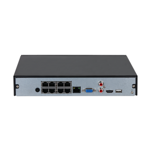 Grabadora de vídeo en red WizSense marca Dahua, NVR, 8CH, compacta, 1U, 8 PoE, 1HDD, en stock, DSS, PSS, DMSS - Product Image 5