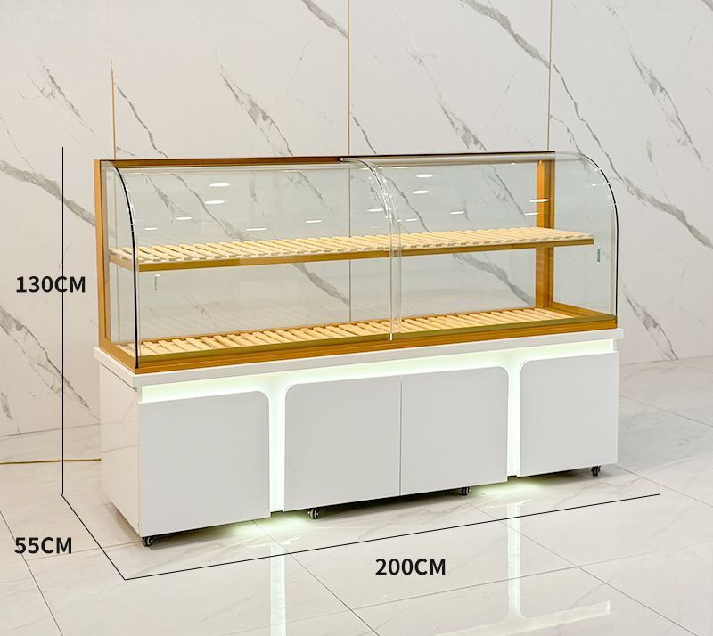 Mueble con borde circular 200*55*130cm
