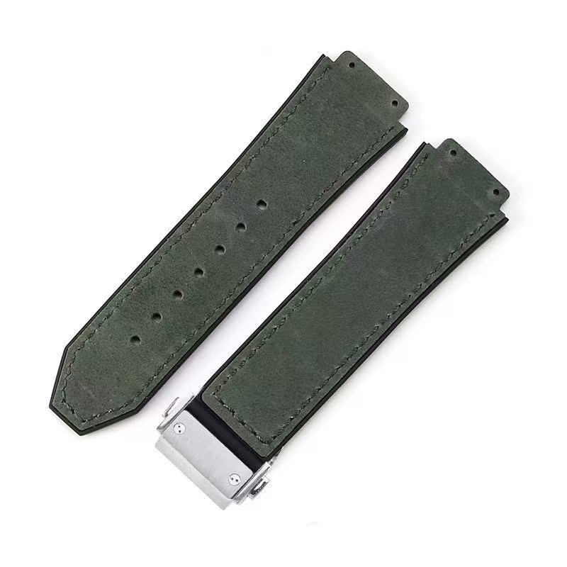 Boucle vert + argent