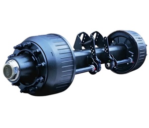 厂家直销重型德国车轴半挂车备件后拖车桥 - Product Image 2