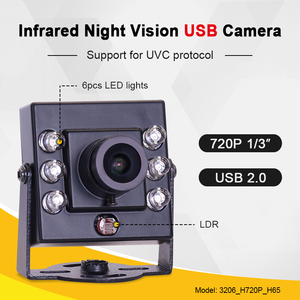 3206 720P H65 2.1mm 120degrees Wide Angle USB2.0 Backlighting HD Infrared Night Vision Machine Vision Mini Industrial Camera - Product Image 2