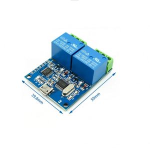 LCUS-1/LCUS-2 <strong>USB</strong> 5V 1/2 Channel Relay <strong>Module</strong> CH340 <strong>USB</strong> Intelligent Control Switch Serial Relay <strong>Module</strong> - Product Image 2