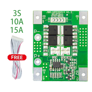 Jbd BMS 3S 12V ระบบจัดการแบตเตอรี่ Li-ion 10A สำหรับไฟถนนพลังงานแสงอาทิตย์เครื่องมือไฟฟ้า PCB 3.6V 3.7V - Product Image 4