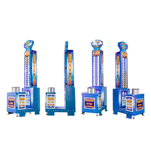 Kral güç büyük yumruk boks Arcade spor makinesi güçlü çekiç oyunları oyun merkezleri için jetonla çalışan Metal Redemption - Product Image 5