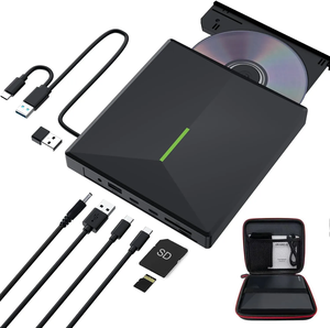 多功能外置光驱USB3.0型c SD tf卡u盘光盘 +/-Rw驱动器读取器和写入器Dvd驱动器 - Product Image 2
