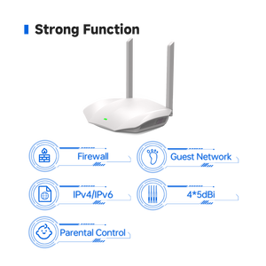 <strong>Fast</strong> Smooth Connected 11N Wireless Router for Home Use 2.4GHz Frequencies Max LAN Data Rate External QoS VPN WPS ROHS Router - Product Image 6
