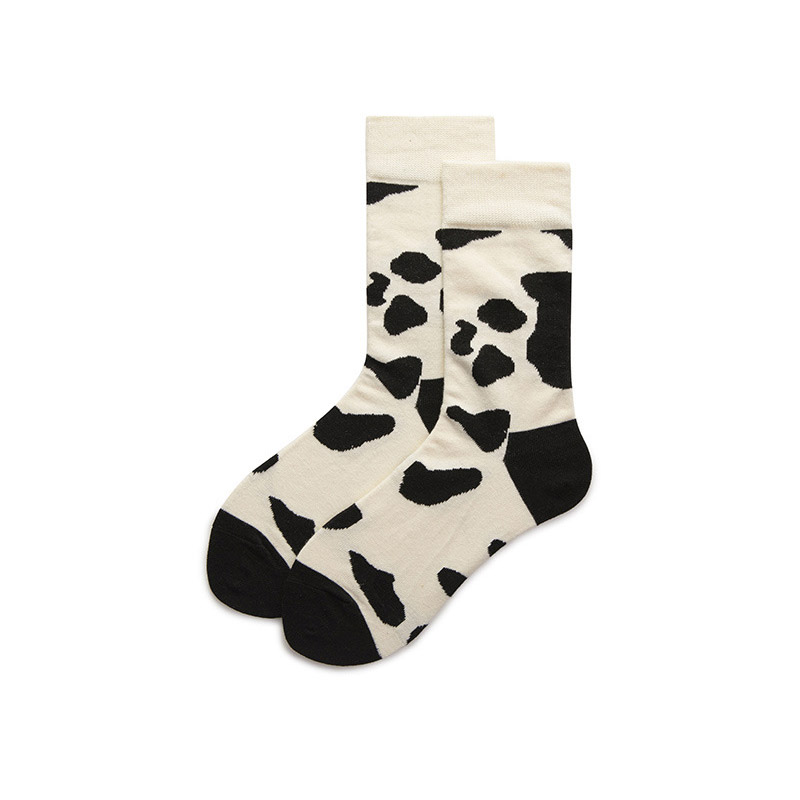 vache blanche noire
