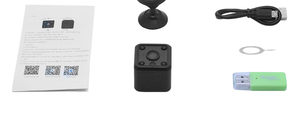 ナイトビジョン、モーション検出、およびホームセキュリティのためのWi-Fiリモートアクセスを備えたX6最高のミニカメラ - Product Image 4