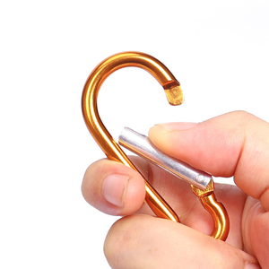 小型ミニアイレットカラビナキーホルダー金属亜鉛合金電球形カラビナ - Product Image 6