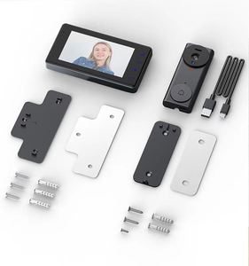 Timbre Visual inalámbrico con sistema de intercomunicación de vídeo inteligente recién llegado con pantalla táctil para uso doméstico timbre doméstico - Product Image 4