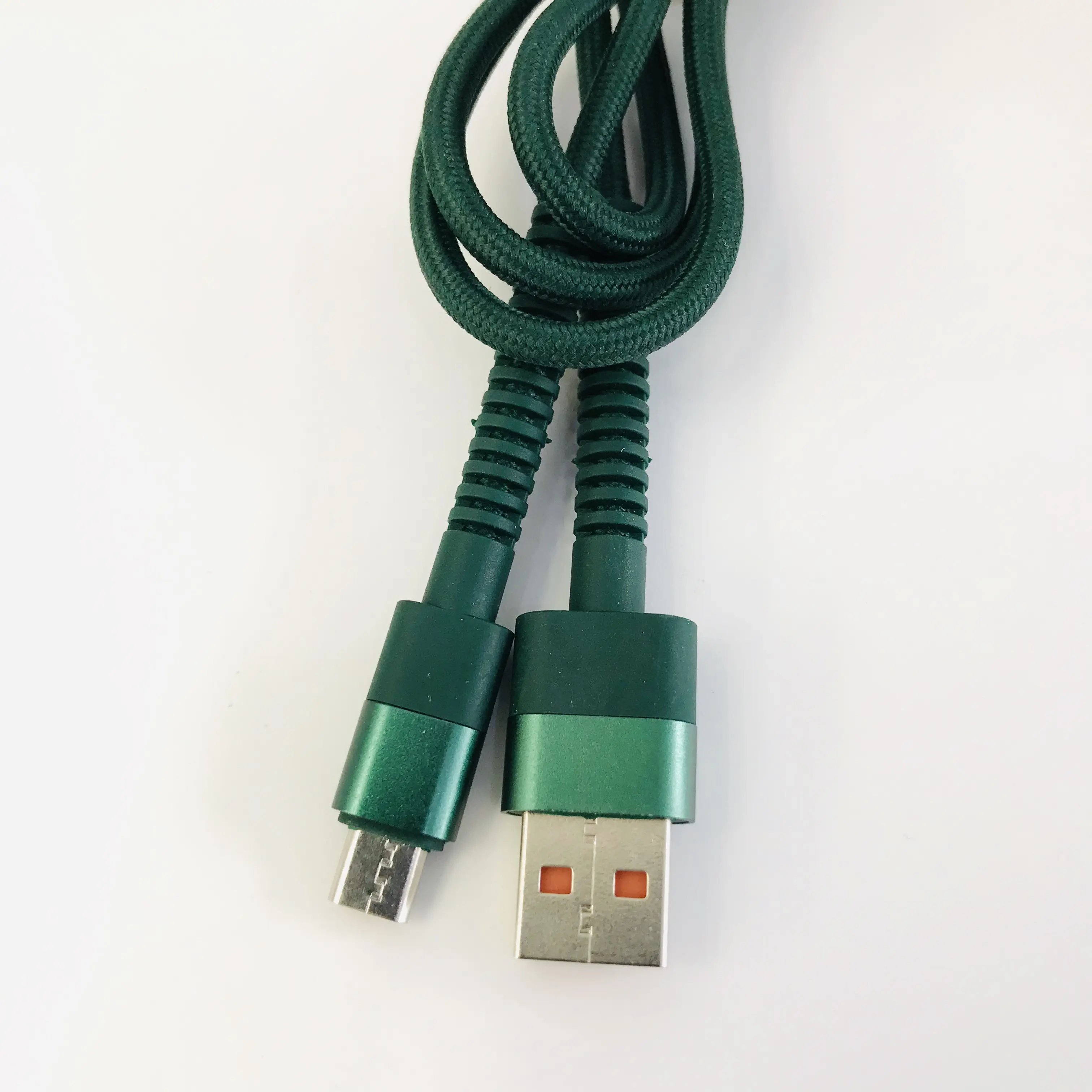 Cable de Transferencia de Datos Superspeed de PVC, Cable de Repuesto de Cola Larga Trenzada, USB 2A, Tipo C, Carga Rápida, USB 3,1, Gen 2, Reemplazo, Auto, Carga Rápida, 2 Unidades, 1 Unidad