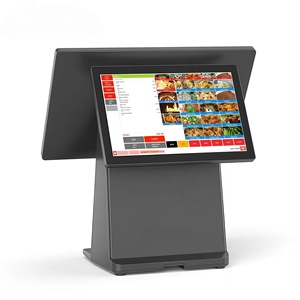 14 Inch Android Tablet Pos System Restaurant Counter Pos Cash Register Machine Point of Sale <strong>with</strong> 80MM Thermal Label Printer