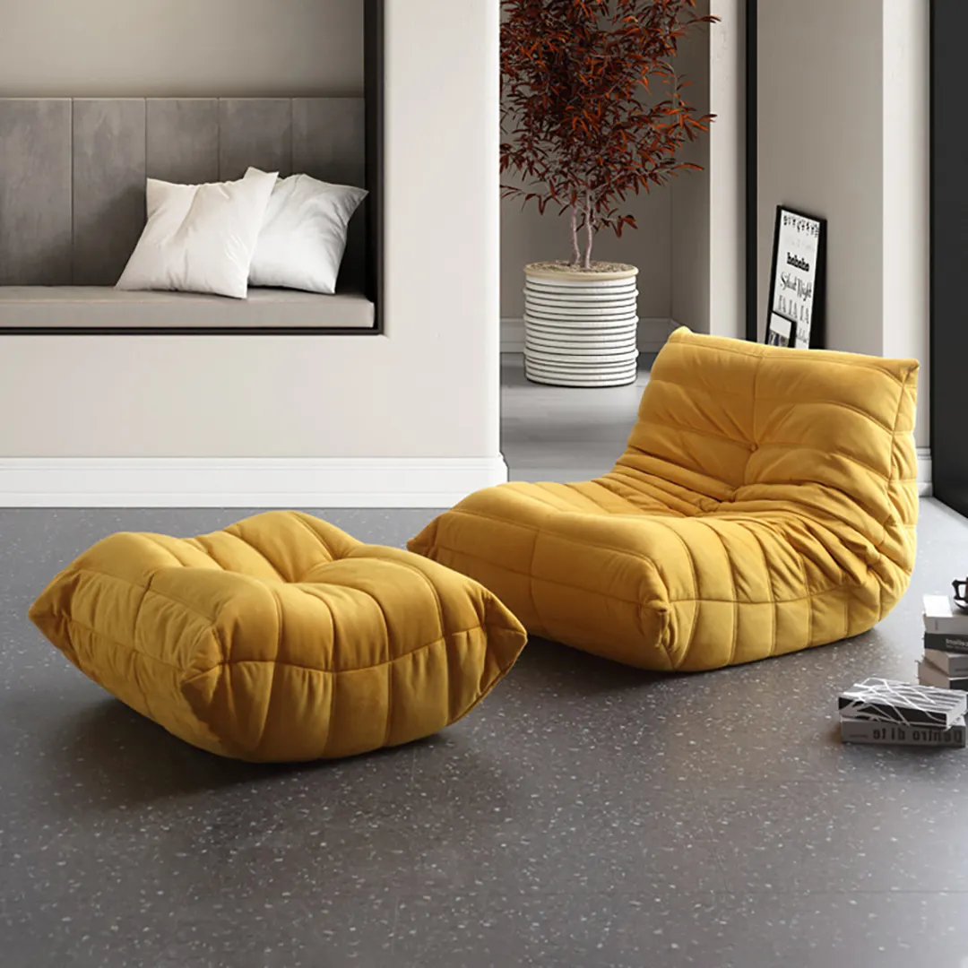 Nórdico sala sofá luz luxo tecido kol preguiçoso sofá salão poltrona