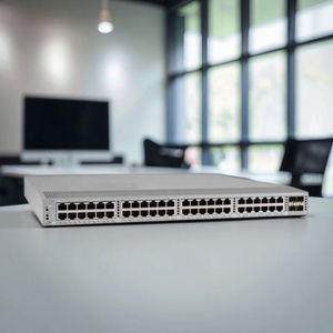 Conmutador POE modular de 48 puertos de nivel empresarial, SNMP, QoS, ventaja de red sellada para redes esenciales - Product Image 5