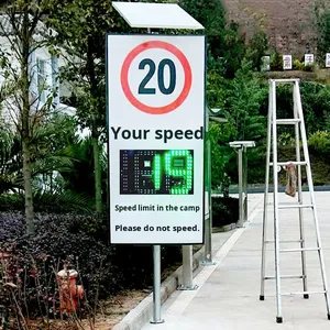 Cung cấp xuất khẩu Radar công tơ mét khu vực nhà máy đường tốc độ Hệ thống đo lường tốc độ xe phát hiện phản hồi cảnh báo giao thông sản phẩm - Product Image 1