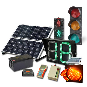 Nhà sản xuất tùy biến kích cỡ khác nhau năng lượng mặt trời hệ thống đèn giao thông thông minh LED Road đèn giao thông điều khiển - Product Image 1