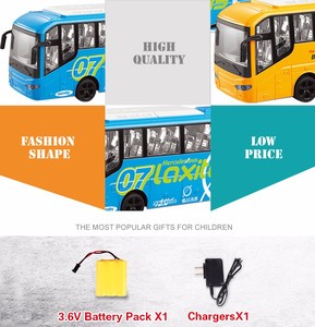 低moq3色キッズ小型ミニカー4chrcバスモデルライト付き - Product Image 3