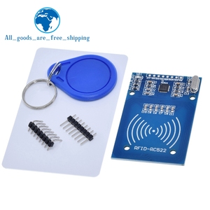 TZT MFRC-522 RC-522 <span class=keywords><strong>RC522</strong></span> אנטנת RFID IC אלחוטי עבור מודול עבור <span class=keywords><strong>Arduino</strong></span> IC מפתח SPI סופר קורא IC כרטיס קרבה מודול