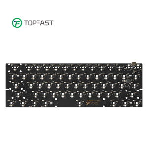 Fr4 printed circuit board diy 60% pcba ANSI <strong>keyboard</strong> type c rgb hotswap wired mechanical <strong>keyboard</strong> pcba - Product Image 1