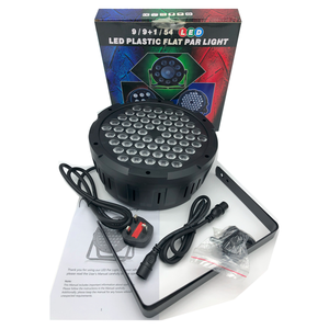 60 Stück * 1,5 W RGBWA Voll farbiges DMX 512 LED Par Light für Hochzeits-Disco-Party-Bühnen beleuchtung im Freien - Product Image 6