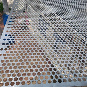 Modernes Balkon Perforiertes Metallgitter Rundloch-Stanz netz Rostfreies Edelstahl 304 Material