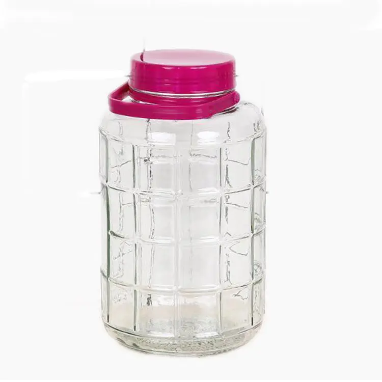 Garrafa de vidro fabricantes casa direto com uma torneira garrafa de vidro quadrada garrafa de vidro pote de vidro