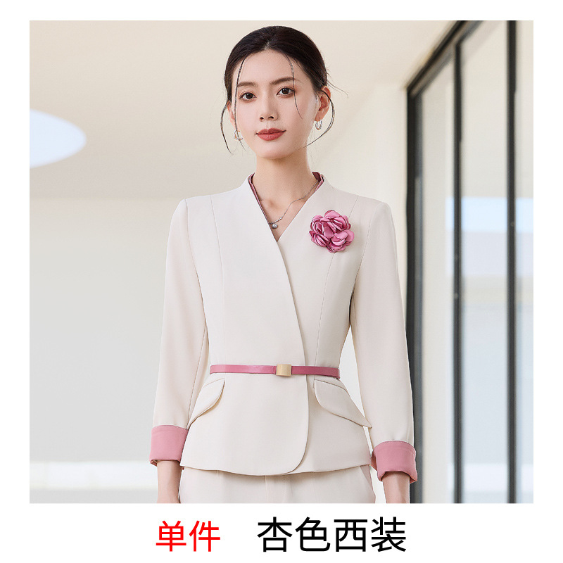 Single apricot-colored suit