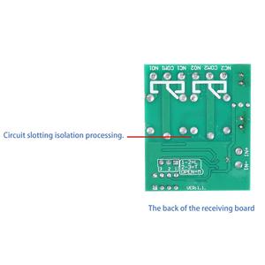 433MHz HF-Funksender modul und Empfänger DC 12V 2CHs - Product Image 3