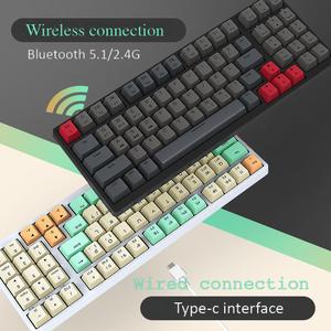 68-Key RGB Backlight Two-in-One Mechanical <strong>Keyboard</strong> Convenient Portable for Gaming Office Use Colorful Light <strong>Numeric</strong> Desktop
