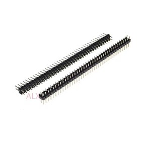 2x40 PIN doppia fila maschio 2.54MM PITCH PIN Header striscia 2x40 PIN 2*40 40 p 40 PIN per scheda PCB ARDUINO