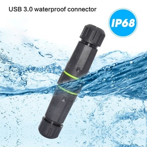 M20 impermeable USB3.0 A macho a macho conector USB conectores tipos enchufe para montaje en Panel DE DATOS adaptadores de Cable terminales USB - Product Image 5