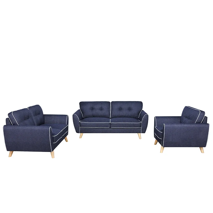 Comfortlands Living braun stoff günstige preis möbel 1 2 3 sitzer stoff sofa set