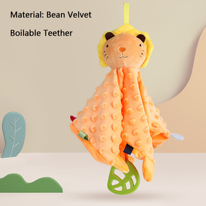 Özelleştirilmiş hayvan kafa yenidoğan yumuşak ve sevimli bezelye yorgan diş kaşıyıcı bebek peluş oyuncak kaynamış olabilir - Product Image 3