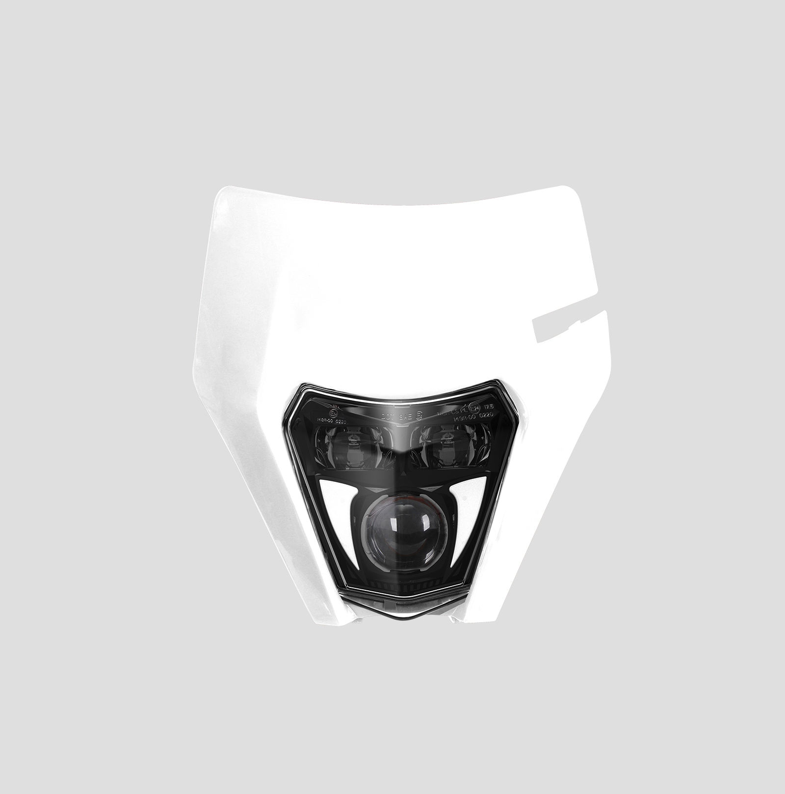 Noir logement avec couvercle blanc