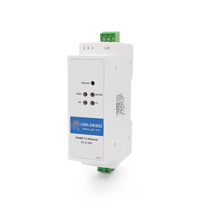 双串行端口通信服务器USR-DR302 Modbus网关以太网RS485/232 TCP转换器，带Modbus RTU到Modbus TCP - Product Image 1