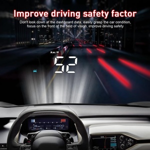 Multi funciones Auto Head Up Display M8 Car HUD OBD2 parabrisas proyector combustible alarma - Product Image 4