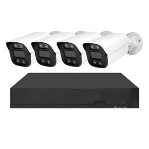 8MP POE闭路电视安全摄像系统，配有4CH 4K IP子弹摄像ONVIF NVR套件，适用于室外 - Product Image 1
