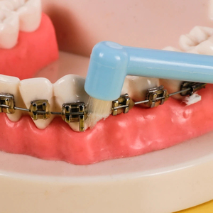 Niềng răng chỉnh hình răng mềm Bàn Chải Đánh Răng Đầu Nhỏ Mono-tuft cho người lớn bị sâu răng vết tẩy làm sạch bàn chải - Product Image 3