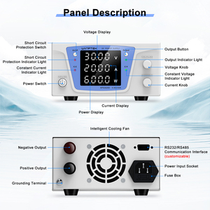 Aging 3020d WANPTEK ayarlanabilir DC stabilize güç kaynağı LED testi 30V20A pil şarj yaşlanma tezgah güç kaynağı - Product Image 3