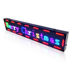 กระดานข้อความ LED P10แบบเลื่อนได้สำหรับโฆษณากลางแจ้งในร่ม