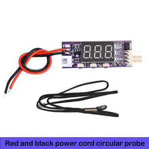 DC 12V 4 cables PWM ventilador Control de temperatura gobernador temperatura velocidad pantalla Digital soporte 3A ventilador Control de encendido/apagado - Product Image 5