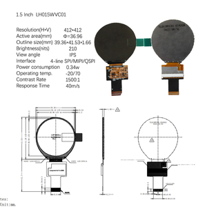 1.3 1.5 2.1 3.4 3.5 4 inch Smart Home Appliance Coffee <strong>Machine</strong> Round <strong>LCD</strong> Screen Panel IPS TFT <strong>LCD</strong> <strong>Display</strong> TFT <strong>LCD</strong> <strong>Module</strong> - Product Image 2
