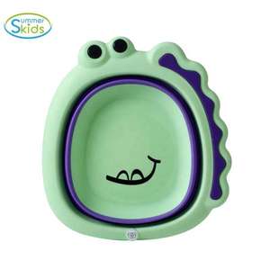 Karikatür tasarım katlanabilir lavabo plastik malzeme büyük hacimli bebek lavabo - Product Image 6